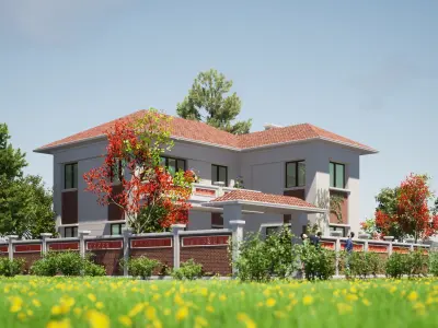 026Countryhouse2f140m2 3D model