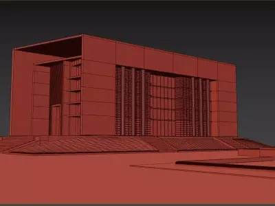 Business centre Free 3D model