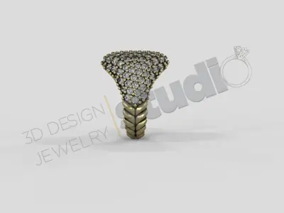 David Yurman Copy  ring 3d model 3D print model