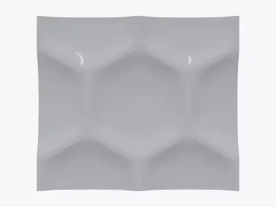 Decorative seamless Wall Panel 3D print model