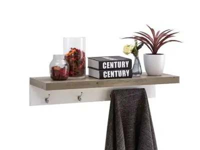 Lyset Hook Wall Mounted Coat Rack Free 3D model