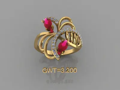 FASHION RING 3D model
