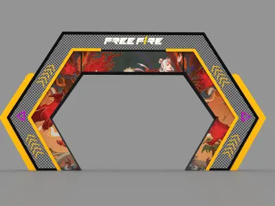 ENTRY ARCH GATE 3D model