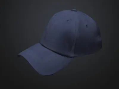 Baseball cap 3D model