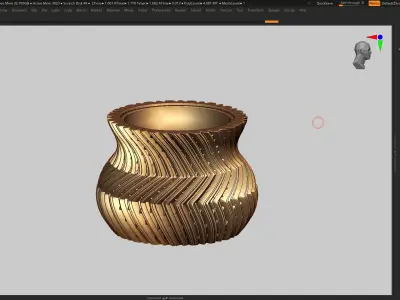 vase 3d print 365  3D print model