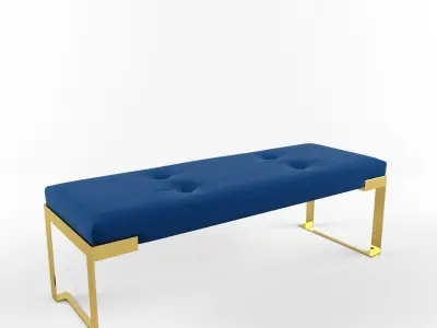 bed seat - bench 3D model
