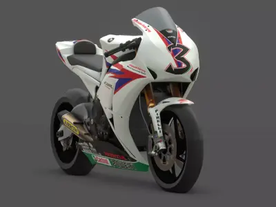 Honda CBR1000RR  Iconic Superbike 3D Model Low-poly 3D model