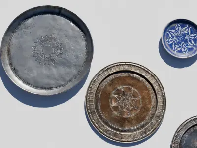 Old Plates 3D model