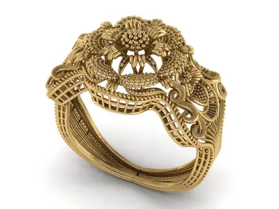 Engagement ring 3D print model