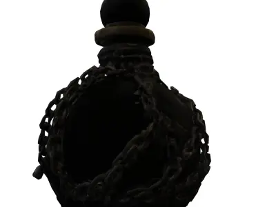 Cursed Skull Potion Bottle 3D model