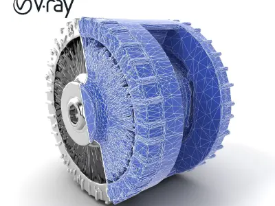 Refinement Processor Core Model Pack with Multi-Chamber Design Low-poly 3D model