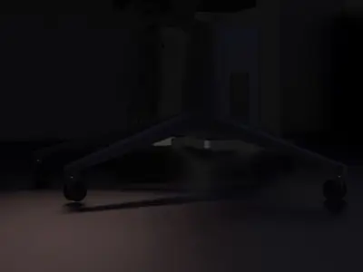 room scene  Low-poly 3D model