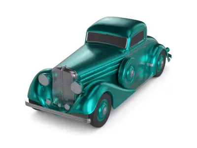 Coupe Car 3D model buy
