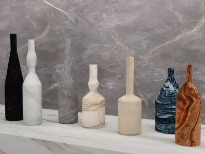Marble decor Free 3D model