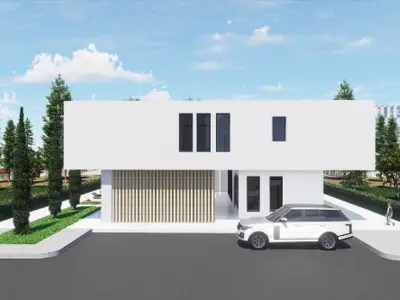 VILA HOUSE Low-poly 3D model