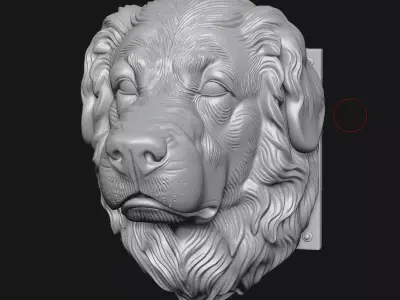 Great Pyrenees 3D print model