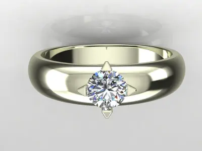 Band Ring 3D print model 20