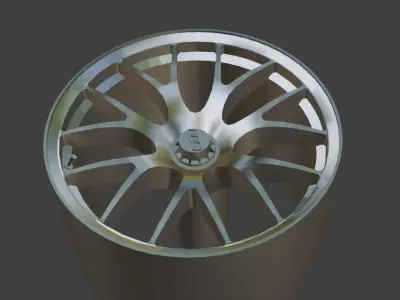 BBS Motorsport RE Centerlock Wheels 3D Print Ready  3D print model