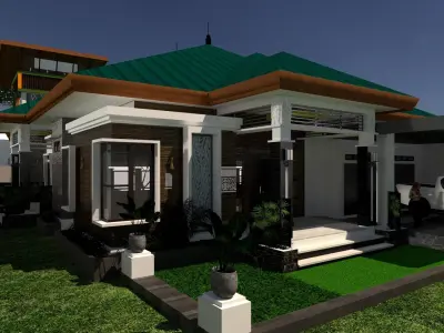 Modern Home Design 3D model
