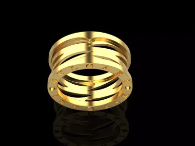 Bvlgari ring   model 265 3D print model