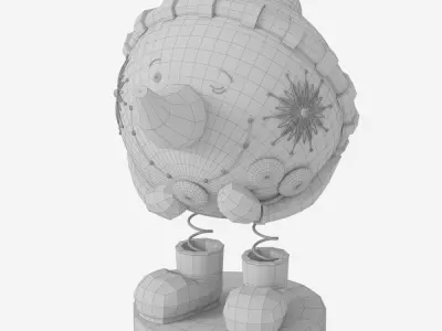 Snowman figurine 3D model