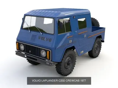VOLVO LAPLANDER C202 1977 3D Model Collection 3D Model Pack