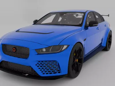 Jaguar XE Project 8 3D model