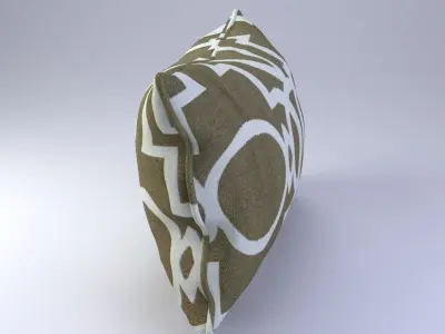 Piped Pillow 3 Rectangular 3D model