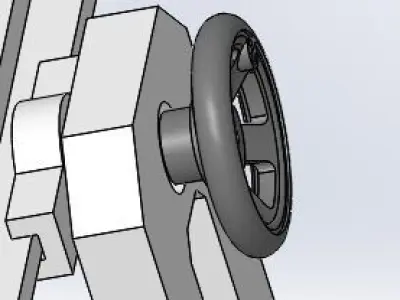 Manually rotating tool 3D model