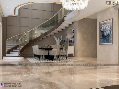 Classic Luxury Living Room High Quality Model 3D model