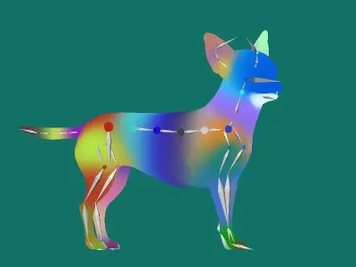 Chihuahua Game Ready 3D model