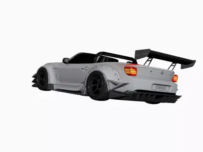 Drift-Inspired Lightweight Sports Car Urban Tuner Design 05 3D model