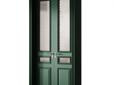 Classic interior door 28 3D model