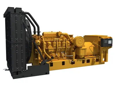 Power Generator Engine 3D model