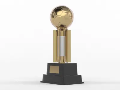 Trophy Cup 3D model 2