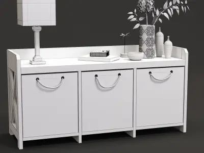 dresser zarahome and decor 3D model