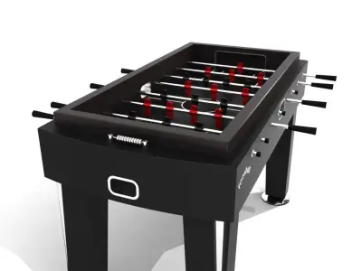 Foosball soccer table 3D model