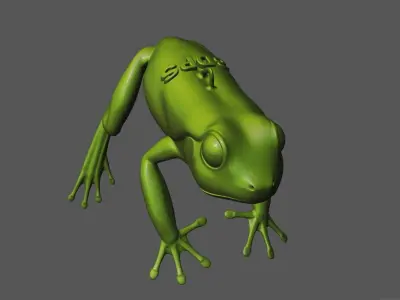 3DPS Frog Pendant 3D print model