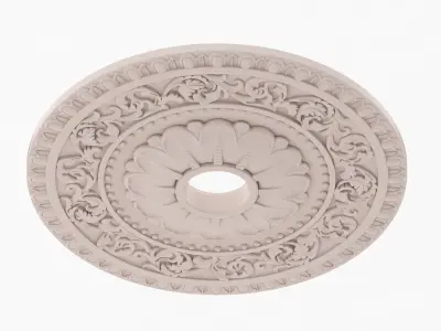 Classic Ceiling Medallion 19 3D model