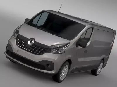 Renault Trafic Van L2H1 2017 3D model