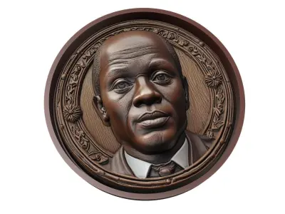 NGolo Kante Footballer Medallion 3D print model