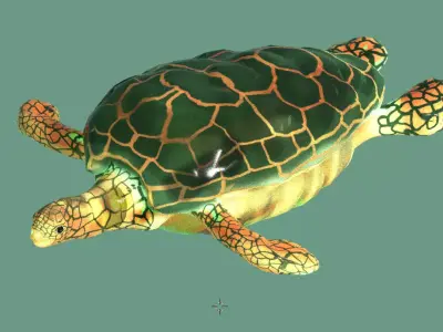 turtle 3D model