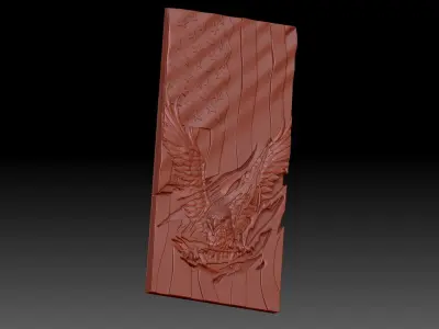 Eagle 3D print model