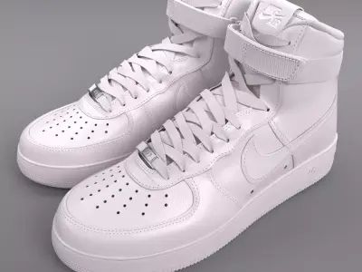 Air Force 1 Nike PBR Low-poly 3D model