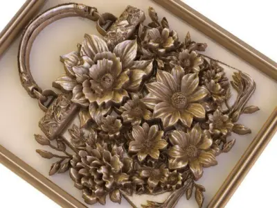 A gift of art and nature 3D model