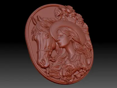 Horse 3D print model 8