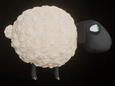 Sheep Skylanders Academy Model Low-poly 3D model