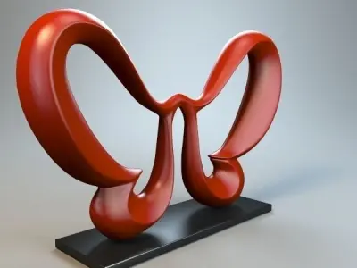 Abstract Figure 3D model 33