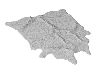 Animal skin rug 18 3D model