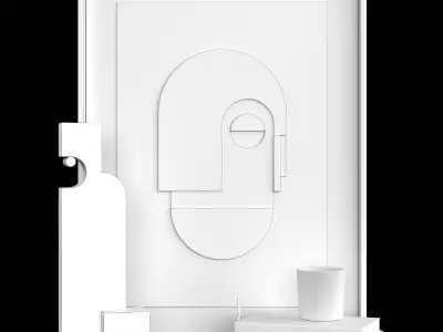 Decorative Set no 06 3D model